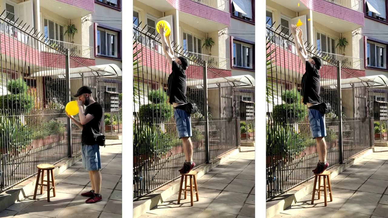 Peça para balão e cerca